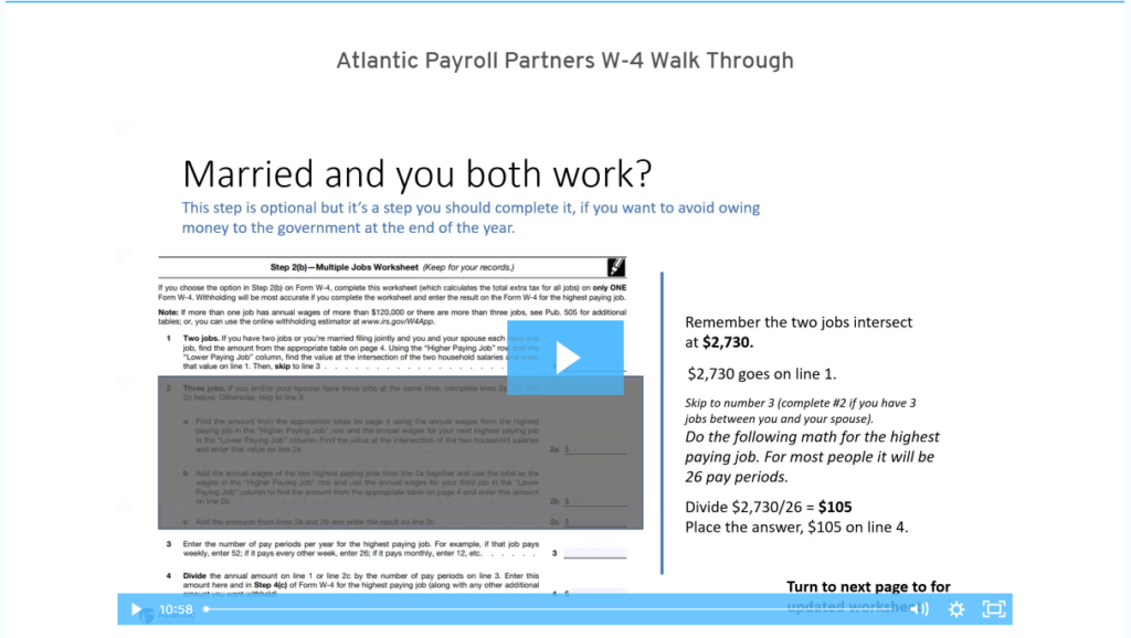 What You Should Know About The New Form W 4 Atlantic Payroll Partners