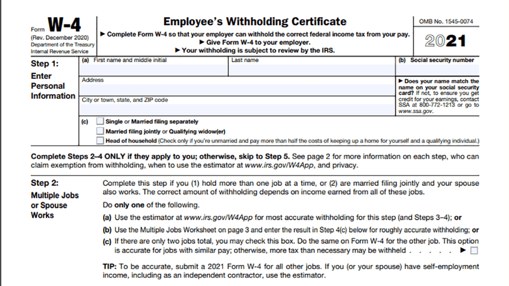 W 4 Form 2024 Printable Pdf Irs Doro Tallia