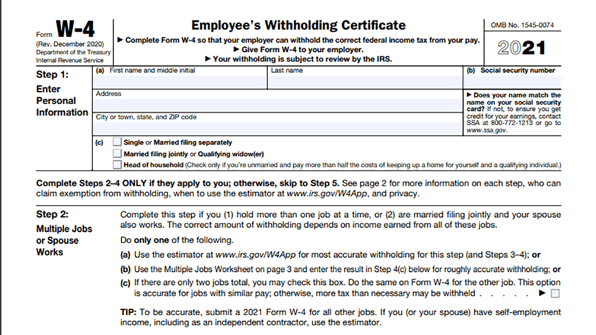 What you should know about the new Form W4 Atlantic Payroll Partners