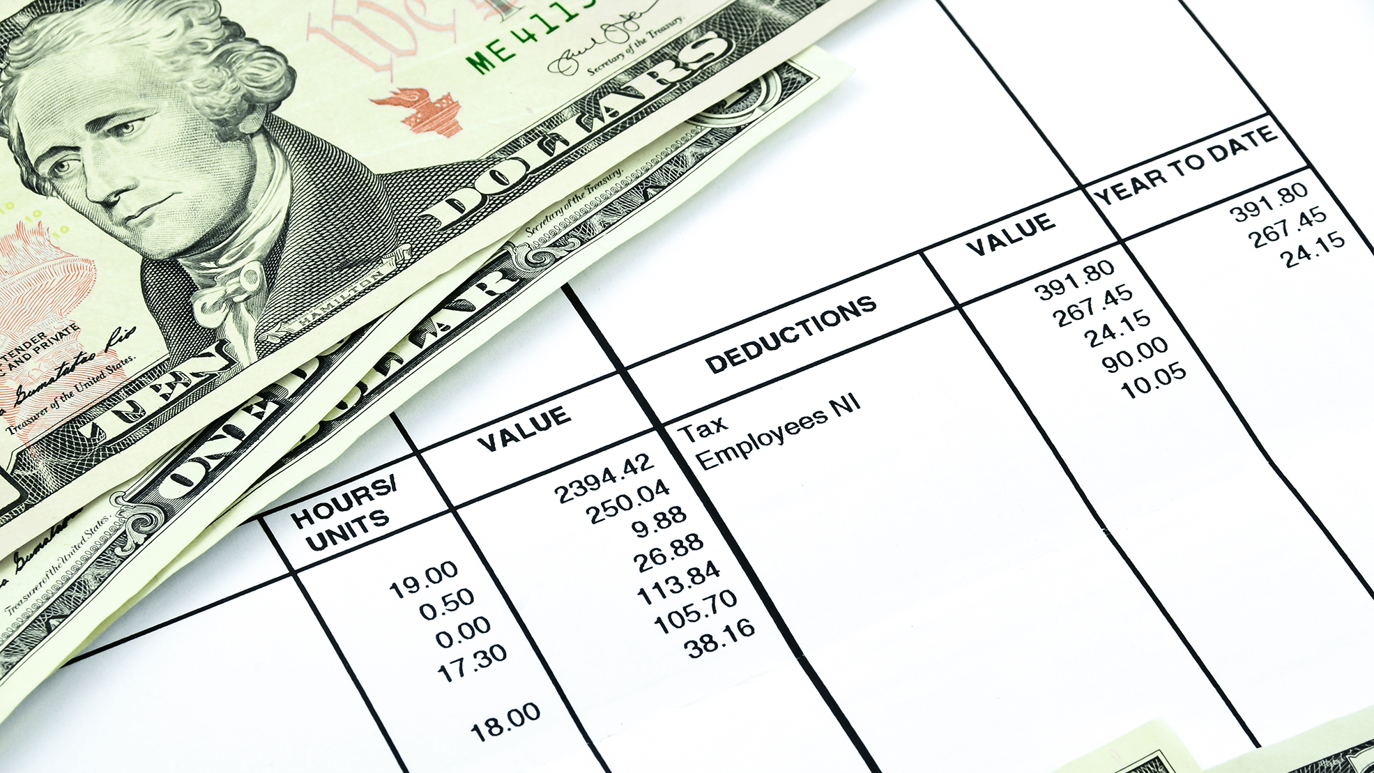 pay stub terms definitions